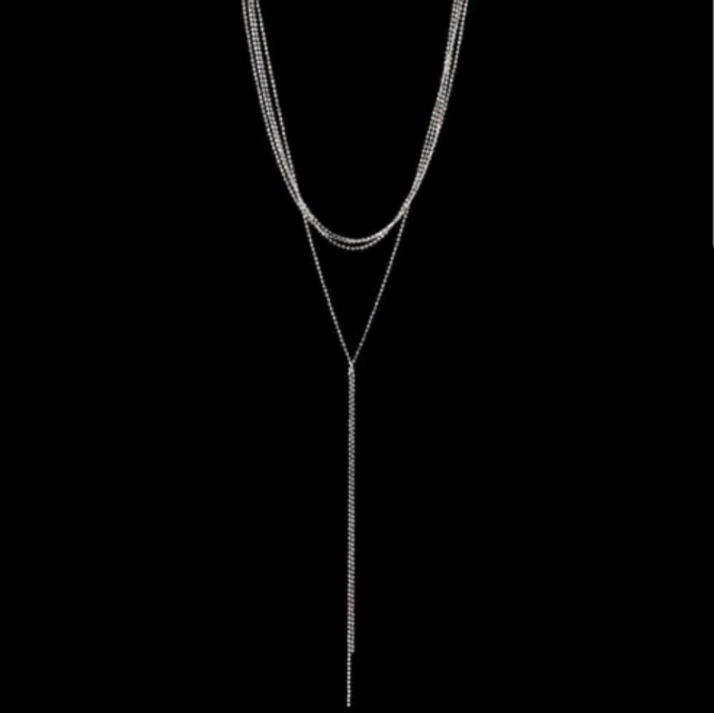 NWT 8 Other Reasons choker silver necklace